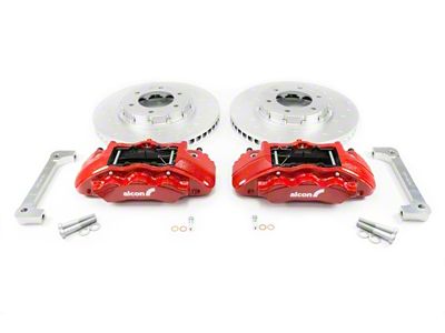 Alcon 2019+ Ford Ranger/2020+ Bronco 2.3L 350x34mm Rotors 6-Piston Red - BKF1551K61