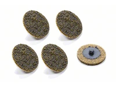 Allstar Performance 2-Inch Twist Lock Cleaning Discs; Coarse; 5-Pack