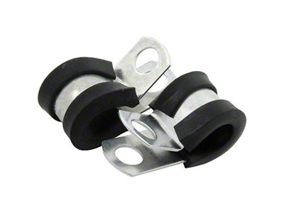 Allstar Performance Aluminum Line Clamps; 3/8-Inch; 10-Pack