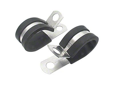 Allstar Performance Aluminum Line Clamps; 5/8-Inch; 10-Pack