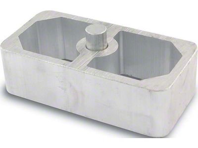 Allstar Performance Aluminum Lowering Block; 1-1/2-Inch (Universal; Some Adaptation May Be Required)