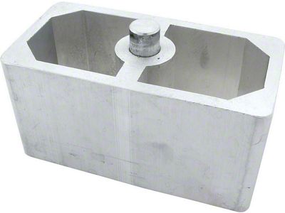 Allstar Performance Aluminum Lowering Block; 2-1/2-Inch (Universal; Some Adaptation May Be Required)