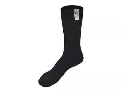 Allstar Performance Flame-Retardant Socks; Thick; SFI 3.3; Black