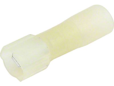 Allstar Performance Heat Shrink Blade Terminal; 12-10 Gauge; Male 1/4-Inch; 10-Pack