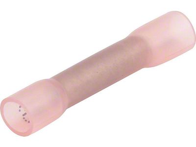 Allstar Performance Heat Shrink Butt Connector; 22-18 Gauge; 10-Pack