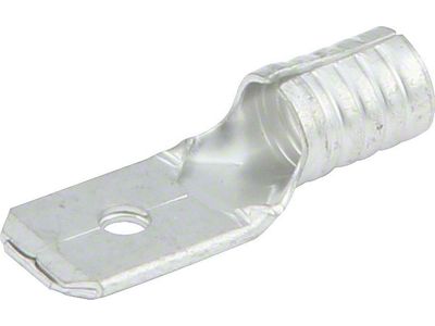 Allstar Performance Non-Insulated Blade Terminal; 12-10 Gauge; Male 1/4-Inch; 20-Pack