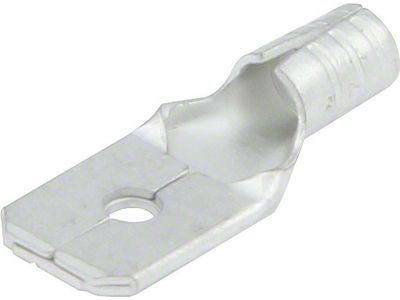 Allstar Performance Non-Insulated Blade Terminal; 16-14 Gauge; Male 1/4-Inch; 20-Pack