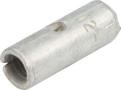 Allstar Performance Non-Insulated Butt Connector; 12-10 Gauge; 20-Pack