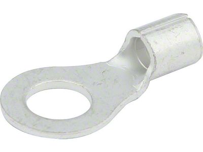 Allstar Performance Non-Insulated Ring Terminal; 12-10 Gauge; 1/4-Inch Hole; 20-Pack