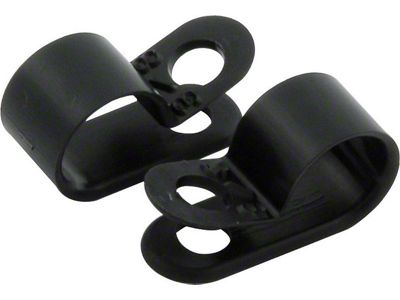 Allstar Performance Nylon Line Clamps; 3/8-Inch; 10-Pack