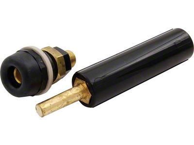 Allstar Performance Quick Connect Battery Charging Post Set; Black (Universal; Some Adaptation May Be Required)