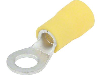 Allstar Performance Vinyl Insulated Ring Terminal; 12-10 Gauge; No. 10 Hole; 20-Pack