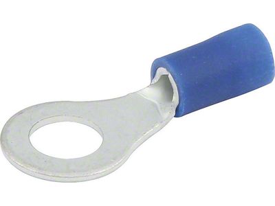 Allstar Performance Vinyl Insulated Ring Terminal; 16-14 Gauge; 1/4-Inch Hole; 20-Pack