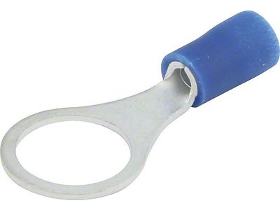 Allstar Performance Vinyl Insulated Ring Terminal; 16-14 Gauge; 3/8-Inch Hole; 20-Pack