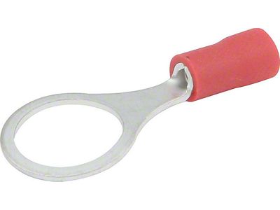 Allstar Performance Vinyl Insulated Ring Terminal; 22-18 Gauge; 3/8-Inch Hole; 20-Pack