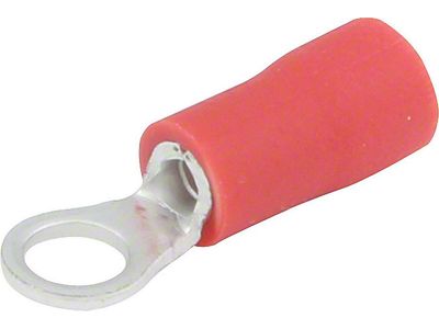 Allstar Performance Vinyl Insulated Ring Terminal; 22-18 Gauge; No. 6 Hole; 20-Pack