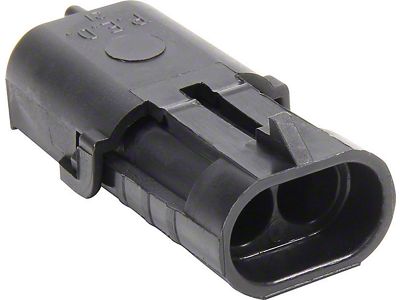 Allstar Performance Weather Pack Shroud Housing; 2-Pin