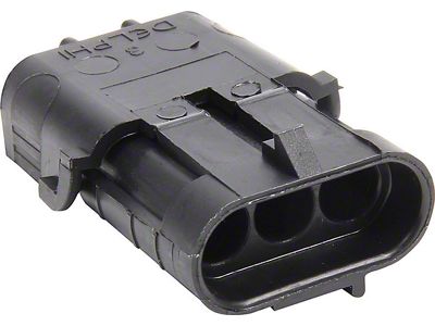 Allstar Performance Weather Pack Shroud Housing; 3-Pin
