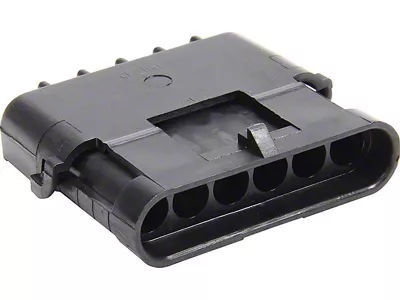 Allstar Performance Weather Pack Shroud Housing; 6-Pin
