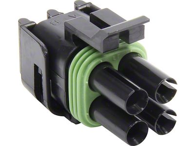 Allstar Performance Weather Pack Tower Housing; 4-Pin Square