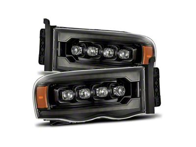 AlphaRex 02-05 Dodge Ram 1500 NOVA LED Proj Headlights - 880566