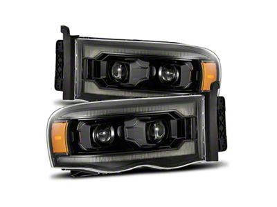 AlphaRex 02-05 Dodge Ram 1500 PRO-Series Projector Headlights Plank Style - 880572
