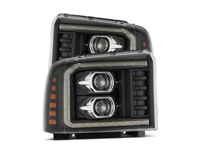 AlphaRex 05-07 Ford F250/350/450/550 Super Duty PRO-Series Proj. Headlights Blk - 880315