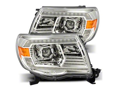 AlphaRex 05-11 Toyota Tacoma LUXX LED Projector Headlights Plank Style - 880740