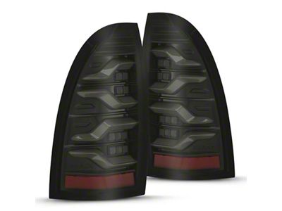 AlphaRex 05-15 Toyota Tacoma LUXX LED Taillights Blk w/Activ - 680050