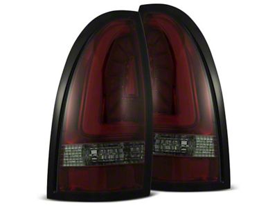 AlphaRex 05-15 Toyota Tacoma PRO-Series LED Tail Lights Red Smoke - 680040