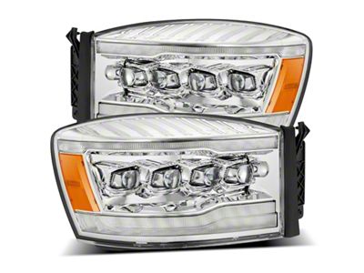 AlphaRex 06-08 Dodge Ram 1500HD NOVA LED Proj Headlights Plank - 880537