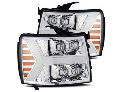AlphaRex 07-13 Chevy 1500HD NOVA LED Proj Headlights Plank Style - 880207