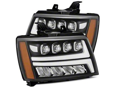 AlphaRex 07-13 Chevy Avalanche NOVA LED Proj Headlights Plank Style - 880288