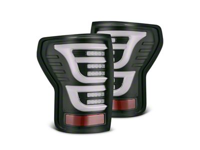 AlphaRex 07-13 Toyota Tundra LUXX-Series LED Tail Lights Black - 670030