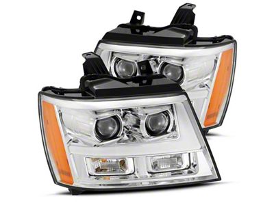 AlphaRex 07-14 Chevrolet Tahoe/Suburban LUXX Series LED Projector headlights Chrome - 880296