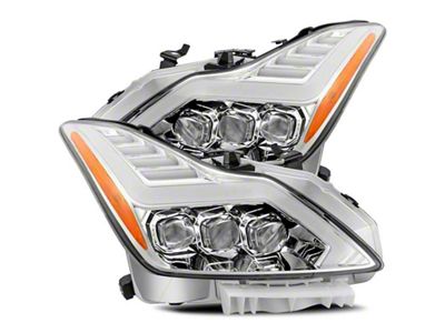 AlphaRex 08-13 Infiniti G37 NOVA LED Proj Headlights Chrome w/ - 881984