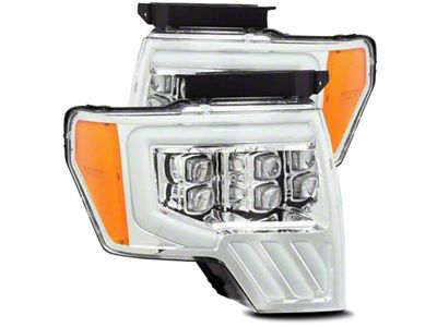 AlphaRex 09-14 Ford F-150 NOVA LED Projector Headlights Plank Style - 880191