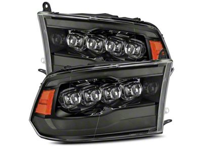 AlphaRex 09-18 Dodge Ram 1500HD NOVA LED Projector Headlights Plank - 880541