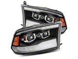 AlphaRex 09-18 Dodge Ram 1500HD PRO-Series Projector Headlights Plank Style - 880597