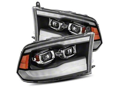 AlphaRex 09-18 Dodge Ram 1500HD PRO-Series Projector Headlights Plank Style - 880597