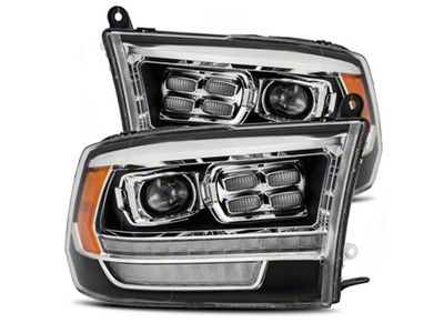 AlphaRex 09-18 Dodge Ram 2500 LUXX LED Proj Headlights Plank - 880526