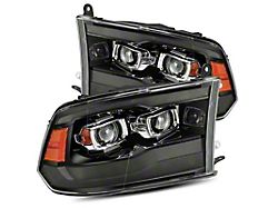 AlphaRex LUXX Proj Headlight Plnk Style Jet (09-18 Ram 1500HD)