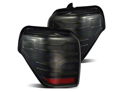 AlphaRex 10-21 Toyota 4Runner LUXX LED Taillights Blk w/Activ - 690030