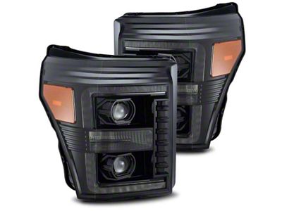 AlphaRex 11-16 Ford F-250 SD PRO-Series Projector Headlights Plank Style - 880140