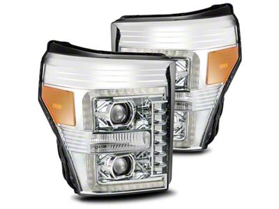 AlphaRex 11-16 Ford F-250 SD PRO-Series Projector Headlights Plank Style - 880141