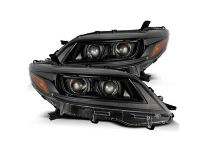AlphaRex 11-21 Toyota Sienna LUXX LED Proj Headlights Plank Style - 880765