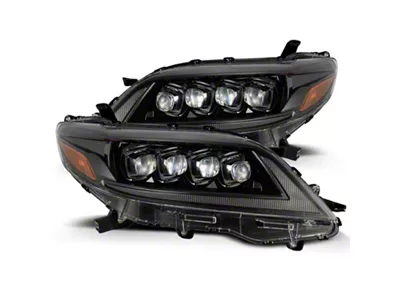 AlphaRex 11-21 Toyota Sienna LUXX LED Proj Headlights Plank Style - 880767