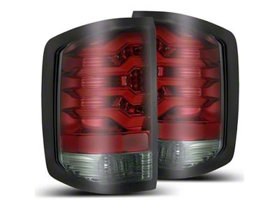 AlphaRex 14-18 Chevrolet Silverado 1500 PRO-Series LED Tail Lights Red - 620020