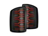 AlphaRex 14-18 GMC Sierra 1500/2500HD/3500HD LUXX-Series LED Tail Lights Blk/Red - 630050