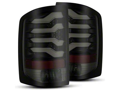 AlphaRex 14-18 GMC Sierra 1500 PRO-Series LED Tail Lights Jet - 630010